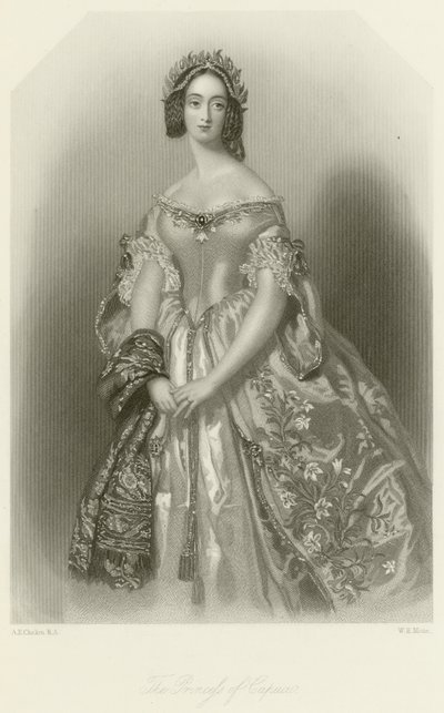 Capuan prinsessa tekijältä Alfred Edward Chalon