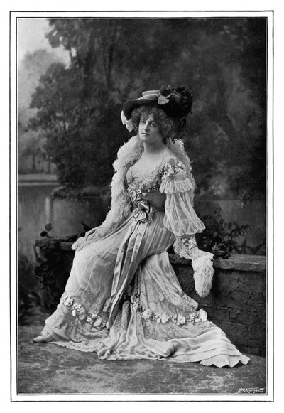 Marie Studholme, englantilainen teatterinäyttelijä, 1901. tekijältä Alfred Ellis and Walery