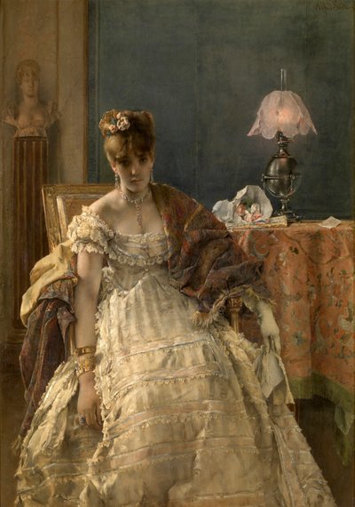 Epätoivoinen (öljyä paneelissa) tekijältä Alfred Emile Stevens