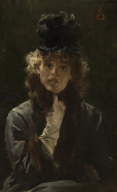Pariisin sfinksi, noin 1880 tekijältä Alfred Emile Stevens