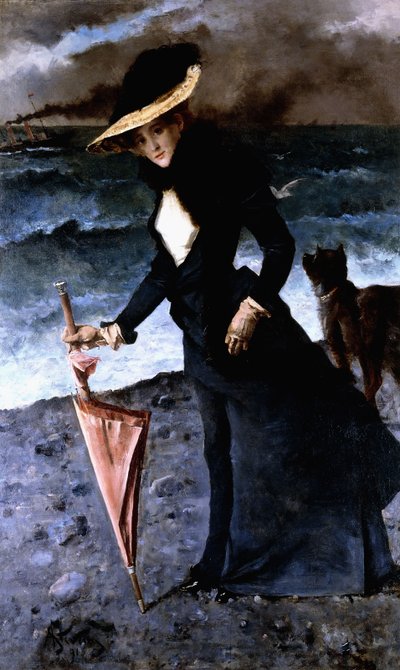 Gale, 1891 tekijältä Alfred Emile Stevens