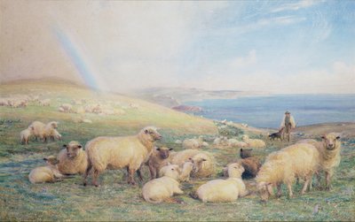 Kukkulan rinteellä Springissä, Amberleyssä, 1888 (wc) tekijältä Alfred Fitzwalter Grace