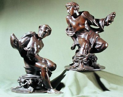 Henry E. Hoole & Co.:n valmistama klassinen miesten alastonpari, joka on suunniteltu lokasuojaksi. tekijältä Alfred George Stevens