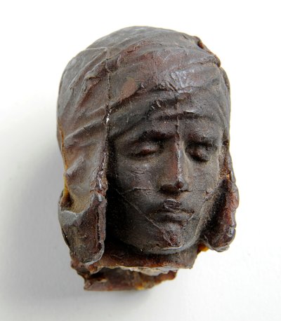 Maquette for the Head of Icarus, n. 1884 (kipsi ja vaha) tekijältä Alfred Gilbert