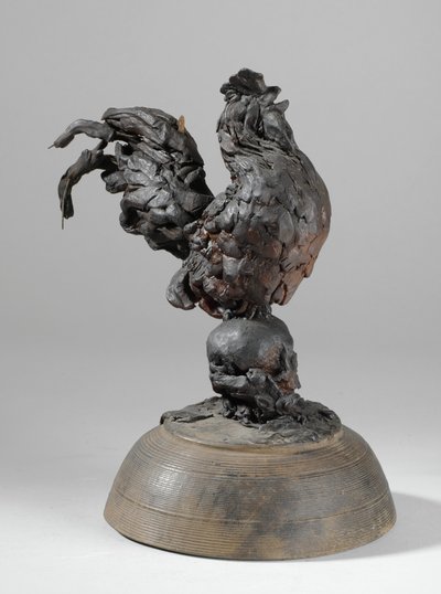 Yksi 9:stä Sam Wilson Chimneypiece -maketista, n. 1908-1914 (kipsi ja sellakka) (katso myös 876021) tekijältä Alfred Gilbert