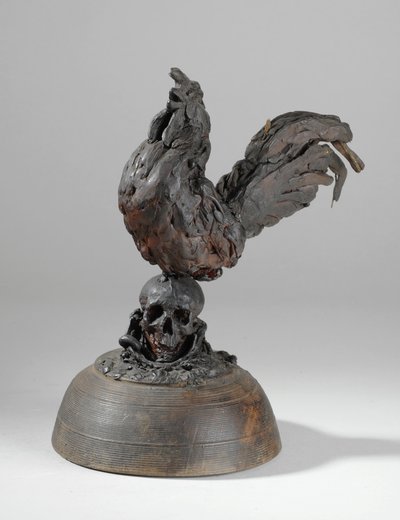 Yksi yhdeksästä maketista Sam Wilson Chimneypiecelle, n. 1908-1914 (kipsi ja sellakka) (katso myös 876021) tekijältä Alfred Gilbert