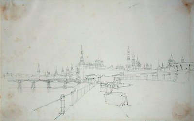 Moskova, 1827 tekijältä Alfred Gomersal Vickers