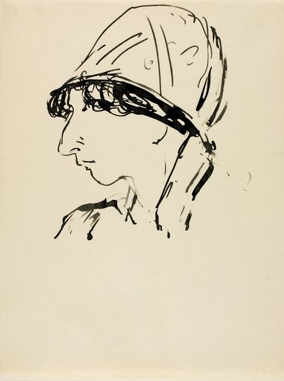 Tytön pää tekijältä Alfred H. Maurer