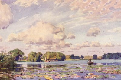 Barton Broad, Norfolk tekijältä Alfred Heaton Cooper