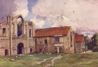 Castleacre Priory, Norfolk tekijältä Alfred Heaton Cooper