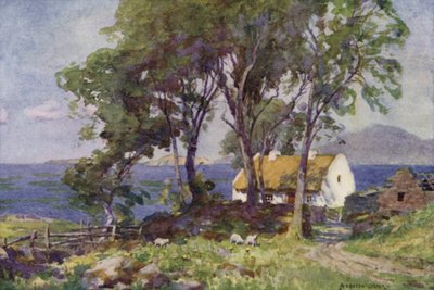 Mökki meren rannalla, Renvyle tekijältä Alfred Heaton Cooper