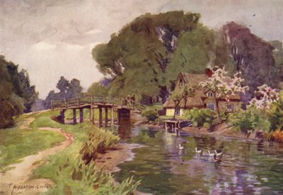 Flatford Bridge, Suffolk tekijältä Alfred Heaton Cooper