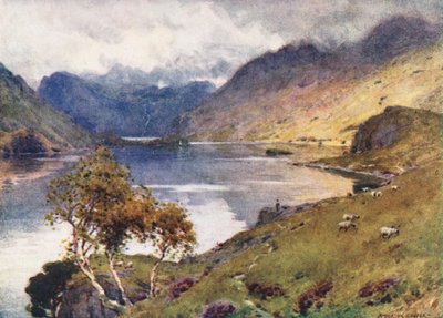 Lake District: Crummock Water ja Buttermere (värilitro). tekijältä Alfred Heaton Cooper