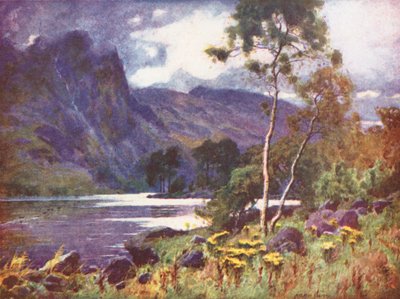 Lake District: Raven Crag, Thirlmere (värilitro). tekijältä Alfred Heaton Cooper