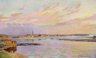 Luulaja, Lappi, rautamalmin vientisatama tekijältä Alfred Heaton Cooper