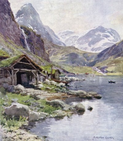 Meraak, Geiranger Fjord tekijältä Alfred Heaton Cooper