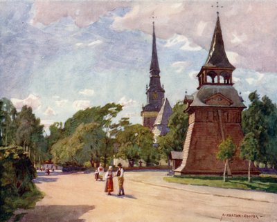 Mora kirkko tekijältä Alfred Heaton Cooper