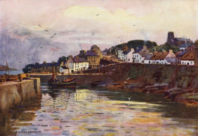 Harbour, Roundstone, Galwayn kreivikunta tekijältä Alfred Heaton Cooper