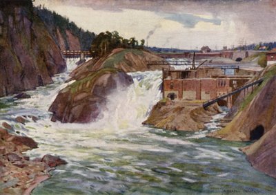 Trollhattanin putoukset tekijältä Alfred Heaton Cooper