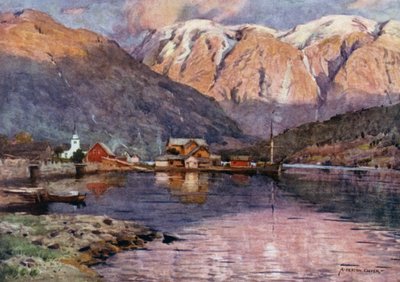 Ulvik, Hardanger Fjord tekijältä Alfred Heaton Cooper