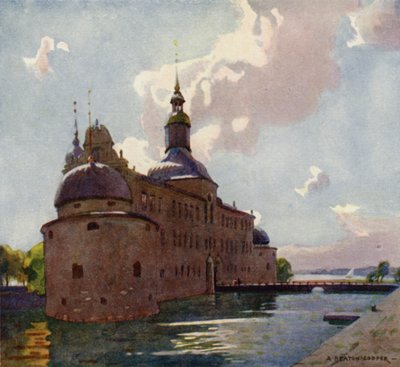 Vadstenan linna, Vattern-järvi tekijältä Alfred Heaton Cooper