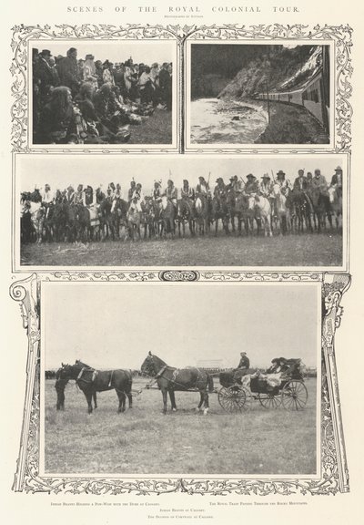 Kohtauksia Royal Colonial Tourista tekijältä Alfred Hugh Fisher