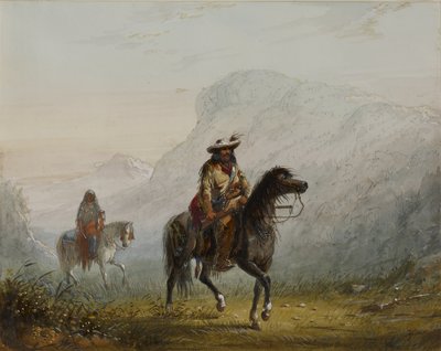 "Bourgeois" W---r ja hänen squawinsa tekijältä Alfred Jacob Miller