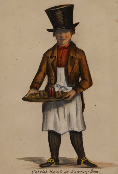Gabriel Ravel Sawney Boxin roolissa tekijältä Alfred Jacob Miller