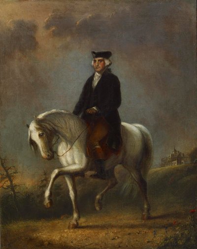 George Washington Mount Vernonissa tekijältä Alfred Jacob Miller