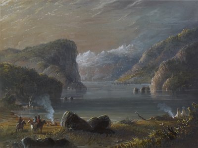 Järvimaisema tekijältä Alfred Jacob Miller