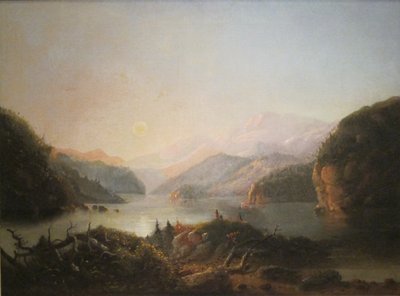 Alfred Jacob Millerin kirjoittama "Lake in the Wind River Country", Cincinnati. tekijältä Alfred Jacob Miller