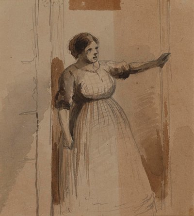 Milly Ye: Cook Street -luonnos tekijältä Alfred Jacob Miller