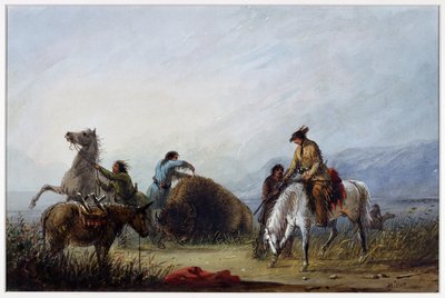 Hump Ribin ottaminen tekijältä Alfred Jacob Miller