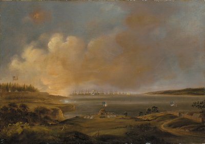 Fort McHenryn taistelu tekijältä Alfred Jacob Miller