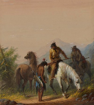 Intian oraakkeli tekijältä Alfred Jacob Miller