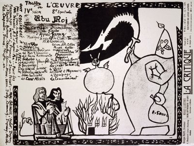 Ubu kuningas. 1896 (juliste) tekijältä Alfred Jarry