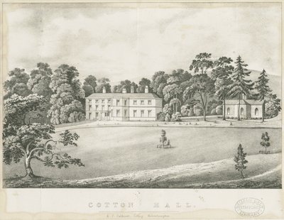Puuvilla - Hall: litografia ja [1800-luku] tekijältä Alfred Jolly Caldicott