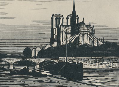 "Notre Dame De Paris", 1919 tekijältä Alfred Latour