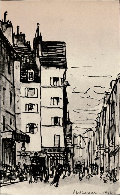 "Seinen katu", 1915 tekijältä Alfred Latour