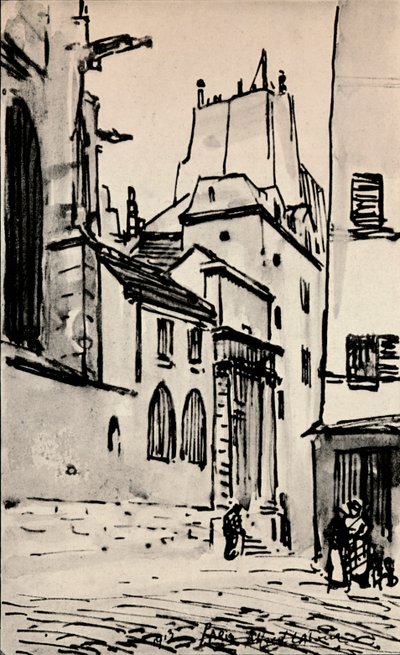 "Rue des Barres", 1915 tekijältä Alfred Latour