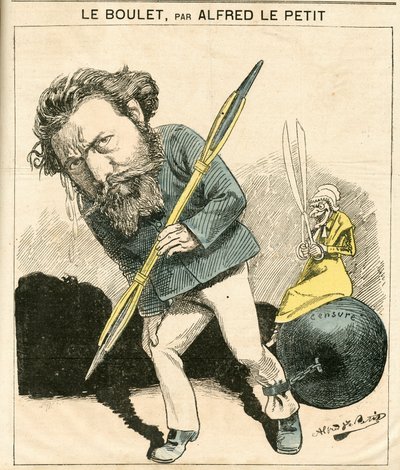 Kansi ""Le Grelot"", numero 119, Satirical in Colors tekijältä Alfred Le Petit