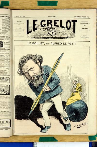 Kansi ""Le Grelot"", numero 119, Satirical in Colors tekijältä Alfred Le Petit