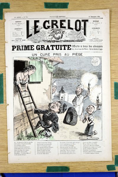 Kansi ""Le Grelot"", numero 718, Satirical in Colors tekijältä Alfred Le Petit