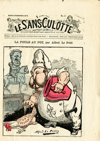 aKansi ""Le Sans-Panlotte"", numero 4, Satirical in Colors tekijältä Alfred Le Petit
