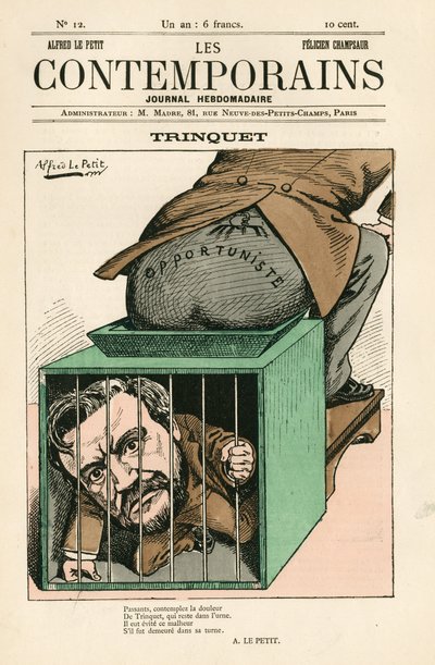 Les Contemporainsin kansi, numero 12 tekijältä Alfred Le Petit
