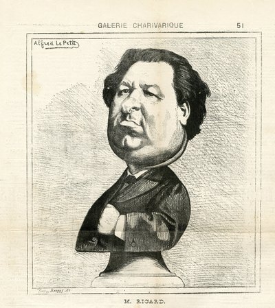 Kuvitus Alfred Le Pete (1841-1909) Le Charivarissa tekijältä Alfred Le Petit