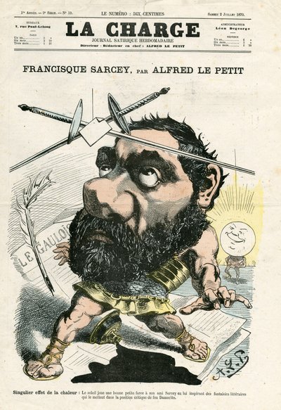The Charge (1870), numero 12, värillinen satiirinen tekijältä Alfred Le Petit