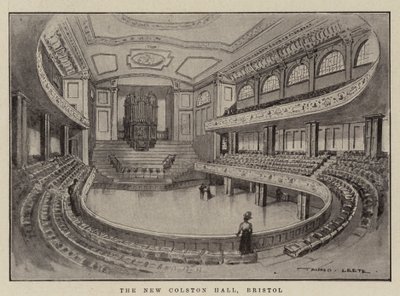 New Colston Hall, Bristol tekijältä Alfred Leete