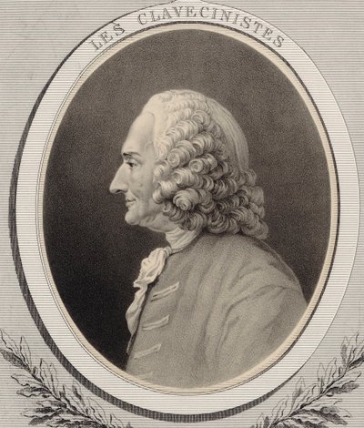 Muotokuva säveltäjä Jean-Philippe Rameausta 1683-1764. tekijältä Alfred Lemoine
