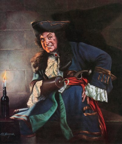 Captain Hook Peter Panilta (väri litho) tekijältä Alfred Lyndon Grace